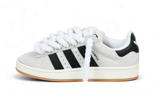 Adidas Campus 00s Beige Black Rope Laces - Bricks Club