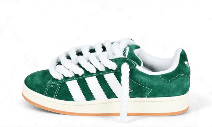 Adidas Campus 00s Dark Green Rope Laces - Bricks Club