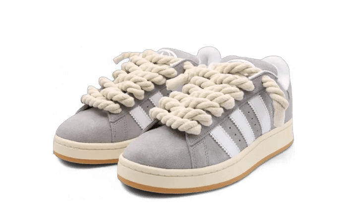 Adidas Campus 00s Grey White Rope Laces - Bricks ClubZapatilla