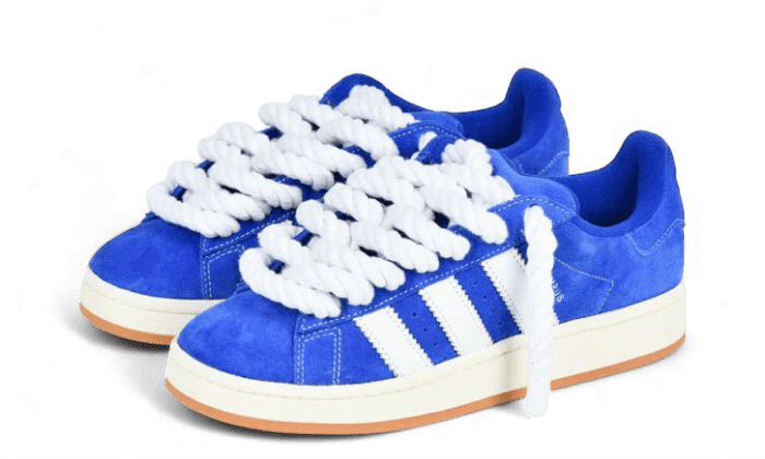 Adidas Campus 00s Semi Lucid Blue Rope Laces - Bricks Club