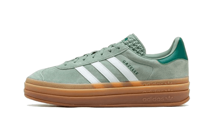 Adidas Gazelle Bold Silver Green - Bricks Club