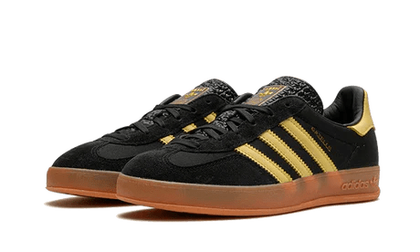 Adidas Gazelle Indoor Black Almost Yellow Gum - Bricks Club