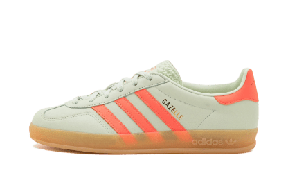 Adidas Gazelle Indoor Linen Green Solar Orange - Bricks ClubZapatilla