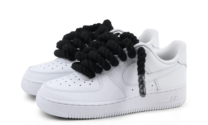 Air Force 1 Low Rope Laces White - Bricks Club