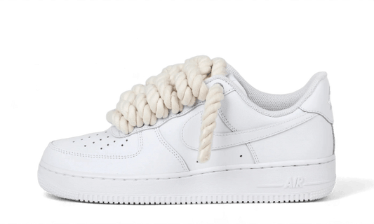 Air Force 1 Low Rope Laces White - Bricks Club