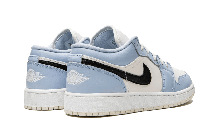 Air Jordan 1 Low Ice Blue Black - Bricks Club