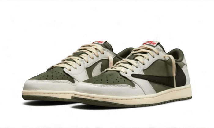 Air Jordan 1 Low OG SP Travis Scott Medium olive - Bricks Club