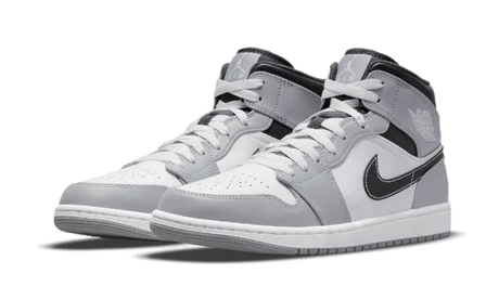 Air Jordan 1 Mid Light Smoke Grey Anthracite - Bricks Club