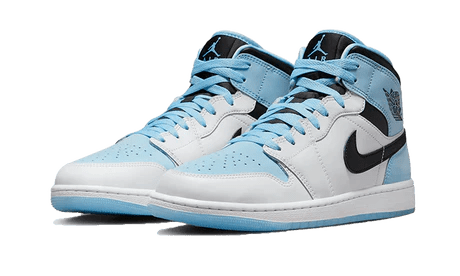 Air Jordan 1 Mid SE Ice Blue Black - Bricks Club