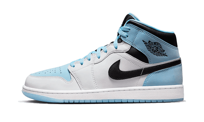 Air Jordan 1 Mid SE Ice Blue Black - Bricks Club