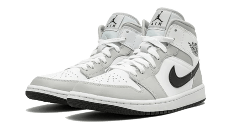 Air Jordan 1 Mid White Light Smoke Grey - Bricks Club