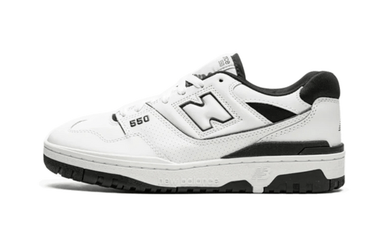 New Balance 550 White Black - Bricks Club