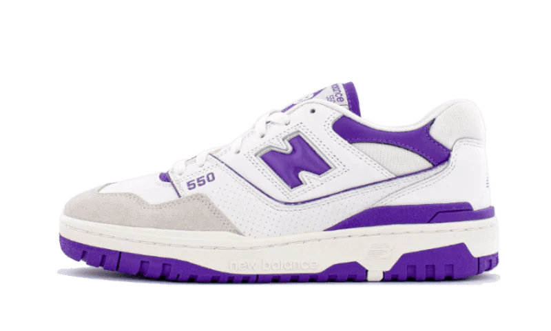 New Balance 550 White Purple - Bricks Club