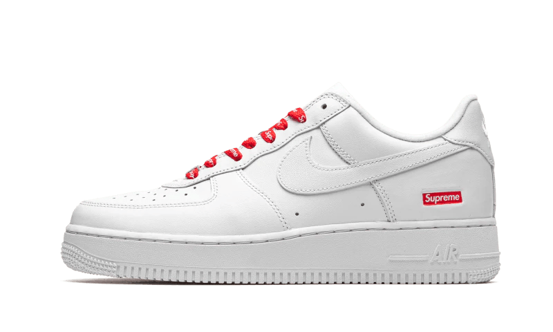 Nike Air Force 1 Low Supreme White - Bricks Club