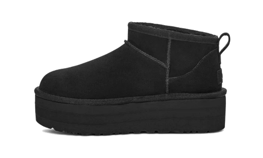 UGG Classic Ultra Mini Platform Boot Black - Bricks Club